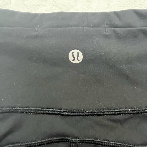 Lululemon T60416 Hit It 21” Crop Black Leggings with Mesh Panels - size 4 - Picture 5 of 6